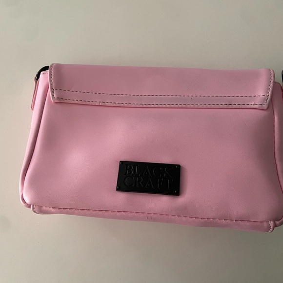 BLACKCRAFT CULT PINK GOTH CROSSBODY BAG Missing Heavy Chain Handle - Picture 8 of 13